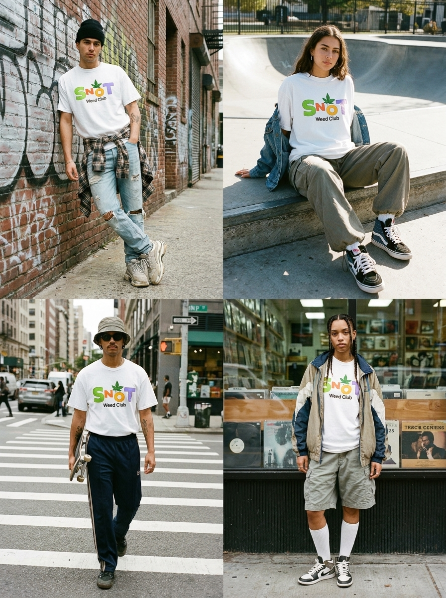 The SNOT weed club Tee