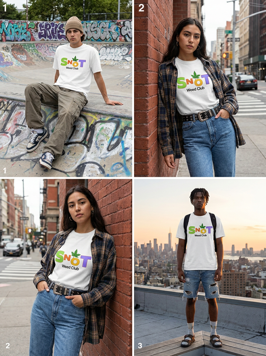 The SNOT weed club Tee