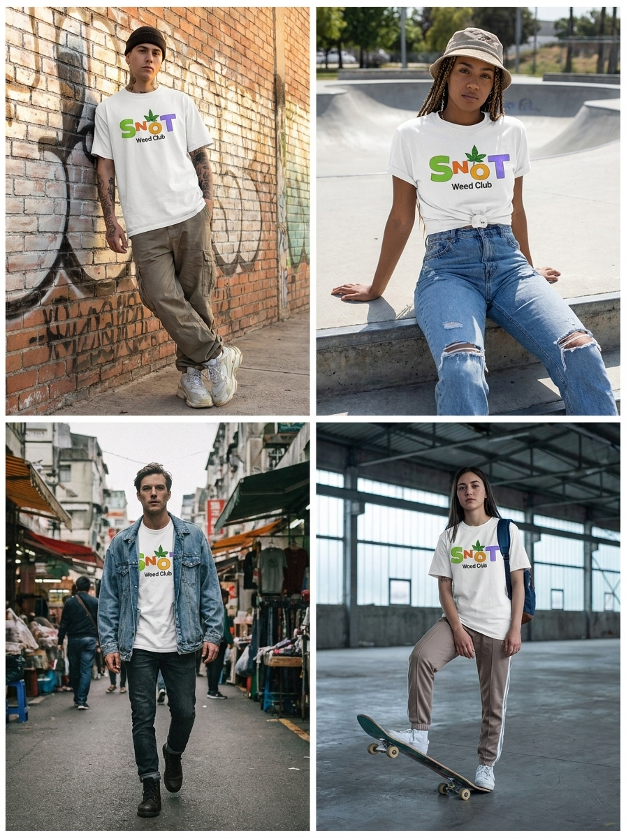 The SNOT weed club Tee